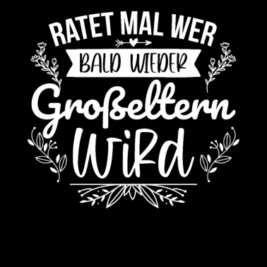 Motiv Schwangerschaft Verkündung Oma Opa T-Shirt