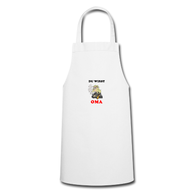 Geschenk Oma Schürze - Du wirst oma