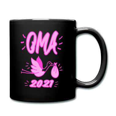 Geschenk Oma Tasse - Oma 2021 Storch Geschenk