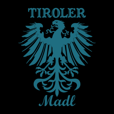 Motiv Tiroler madl Dialekt Wappen Adler Geschenk