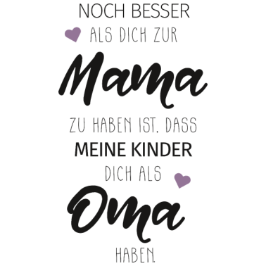 Motiv Beste Oma Mama Kinder Enkel Spruch Geschenk
