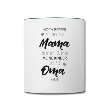Geschenk Oma Tasse - Beste Oma Mama Kinder Enkel Spruch Geschenk