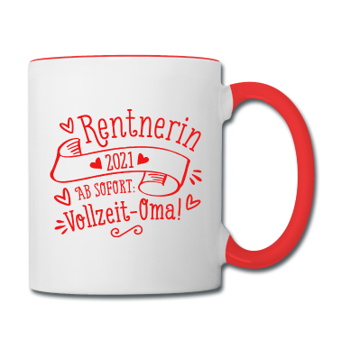 Geschenk Oma Tasse - Rentnerin 2021 Oma Geschenk Rente
