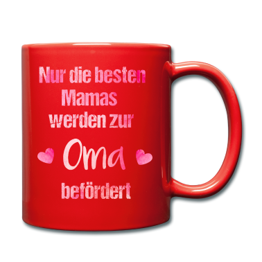 Geschenk Oma Tasse - Mamas zur Oma befördert