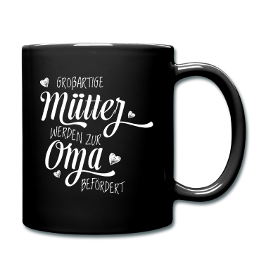 Geschenk Oma Tasse - grossartige muetter werden zur oma befoerdert