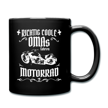 Geschenk Oma Tasse - Motorrad T Shirt - Coole Omas
