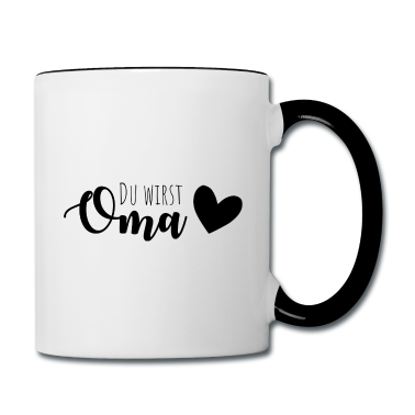 Geschenk Oma Tasse - Du wirst Oma