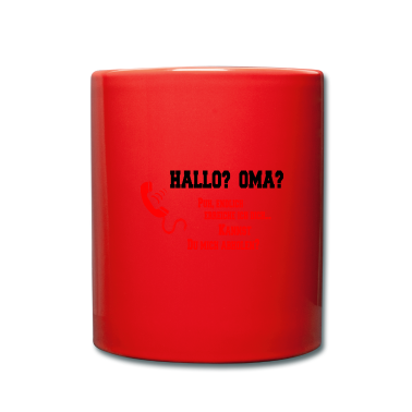 Geschenk Oma Tasse - Hallo Oma? Kannst du mich abholen?