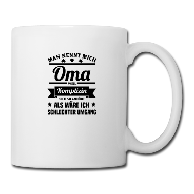 Geschenk Oma Tasse - Mann nennt mich Oma Enkel Großmutter Spruch