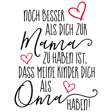 Motiv Dich als Oma Mehrzahl