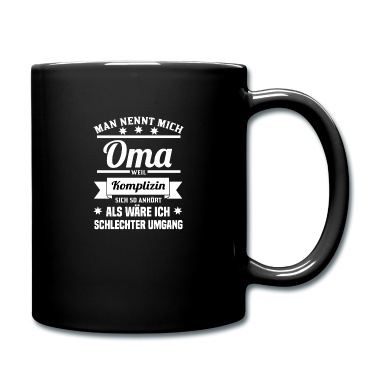 Geschenk Oma Tasse - Enkel Großmutter Geschenk man nennt mich Oma