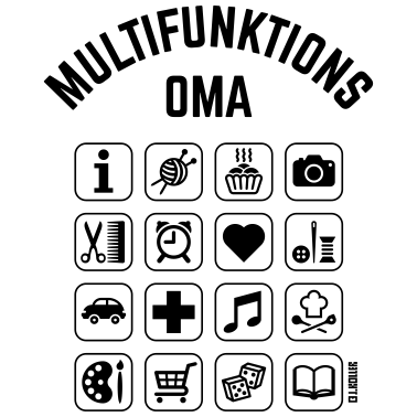 Motiv Multifunktions Oma (16 Icons)