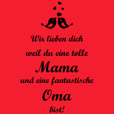 Motiv wir lieben dich oma