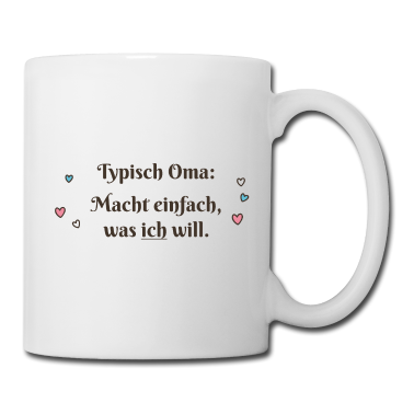 Geschenk Oma Tasse - Oma Enkelkind Baby Enkel Liebe Geburtstag Geschenk