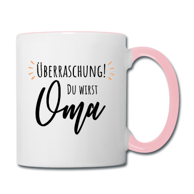 Geschenk Oma Tasse - Überraschung! Du wirst Oma.
