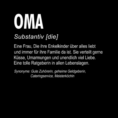 Motiv Oma Definition Geschenk für Grossmutter Omi