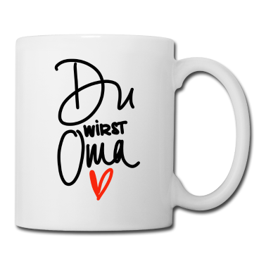 Geschenk Oma Tasse - Du wirst Oma