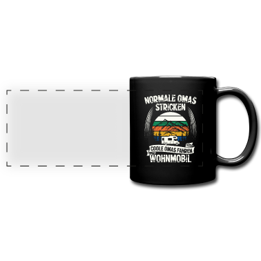 Geschenk Oma Tasse - Normale Omas stricken - coole Oma Wohnmobil Campen