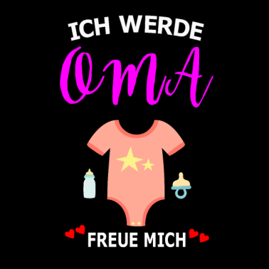 Motiv Ich Werde Oma Enkel Baby Ankündigung Geschenk
