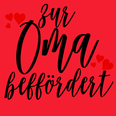 Motiv Zur Oma befördert