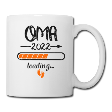 Geschenk Oma Tasse - Oma 2022 Loading Schwangerschaft Großmutter Geburt