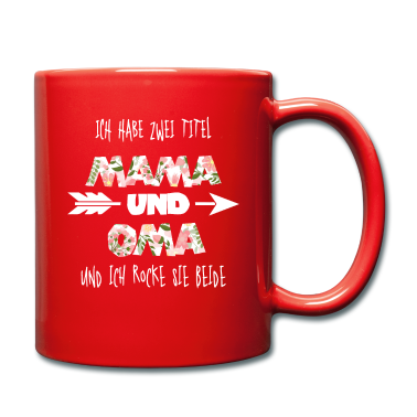 Geschenk Oma Tasse - Mama und Oma