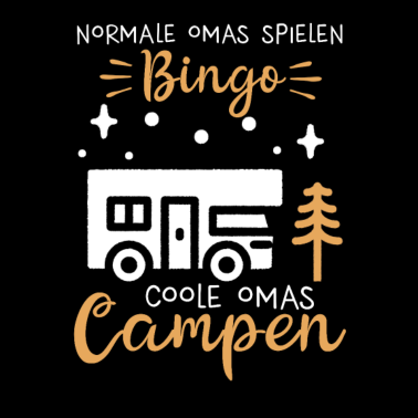 Motiv Campen Camper Camping Oma