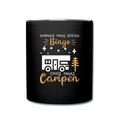 Geschenk Oma Tasse - Campen Camper Camping Oma