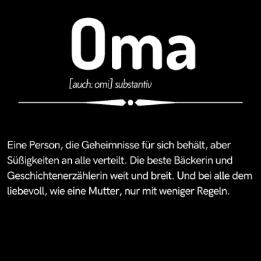 Motiv Oma Definition Geschenk