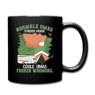 Geschenk Oma Tasse - Oma Großmutter Camping Wohnwagen Reise Spruch