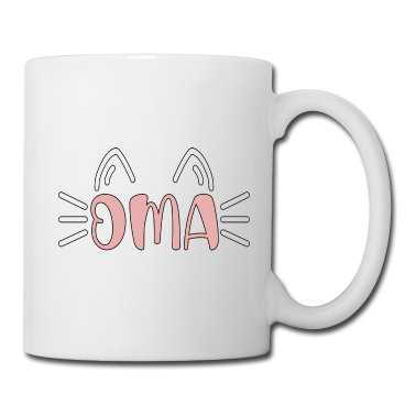 Geschenk Oma Tasse - OMA KATZEN KATZENGESCHENKE KATZE KAETZCHEN OMI