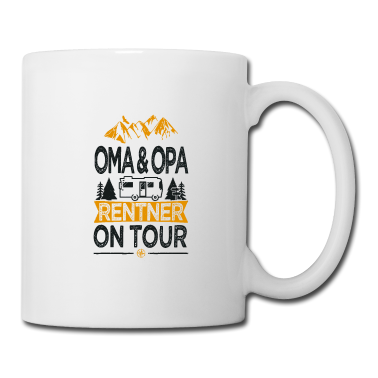 Geschenk Oma Tasse - oma opa renter rentnerin camping wohnwagen urlaub