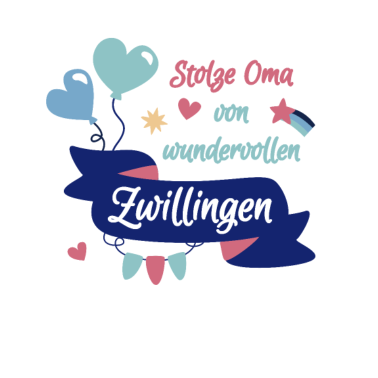 Motiv Zwillingsoma Geschenk zur Geburt von Zwillingen