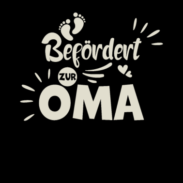 Motiv Befördert zur Oma