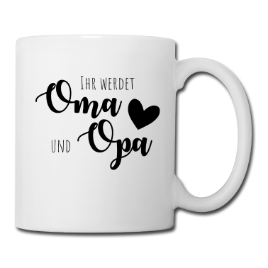 Geschenk Oma Tasse - Ihr werdet Oma und Opa!