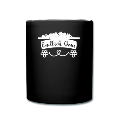 Geschenk Oma Tasse - Großmutter und Omi Endlich Oma