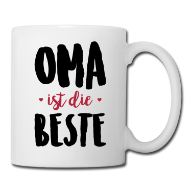 Geschenk Oma Tasse - oma ist die beste