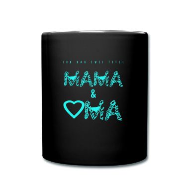 Geschenk Oma Tasse - Ich habe zwei Titel Mama und Oma