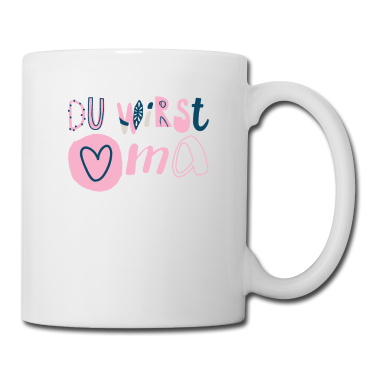Geschenk Oma Tasse - Du wirst Oma