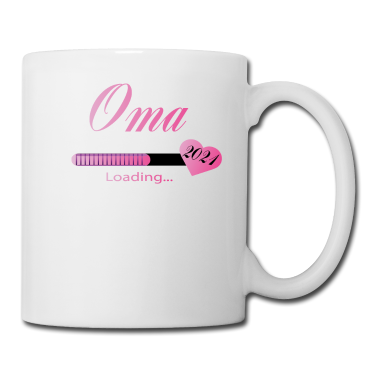 Geschenk Oma Tasse - Oma 2021 loading, Mousepad, Gesichtsmaske, Shirt