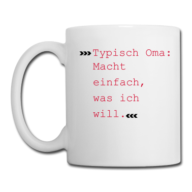 Geschenk Oma Tasse - Oma