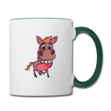 Geschenk Oma Tasse - Pferdegesicht Equine Jockey Reiterlicher Cowboy