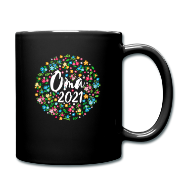 Geschenk Oma Tasse - Oma Blumen 2021 Loading Baby Geburt Überraschung