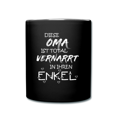 Geschenk Oma Tasse - Vernarrte Oma Enkel Geschenkidee