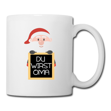 Geschenk Oma Tasse - Du wirst Oma