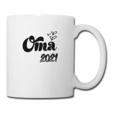 Geschenk Oma Tasse - Oma 2021 werde Oma Schwangerschaft 2021 Baby 2021