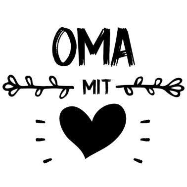 Motiv (NEU) OMA MIT HERZ WUNDERSCHÖNES GESCHENK
