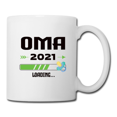 Geschenk Oma Tasse - Oma 2021 Schwangerschaft Coole Geschenkidee