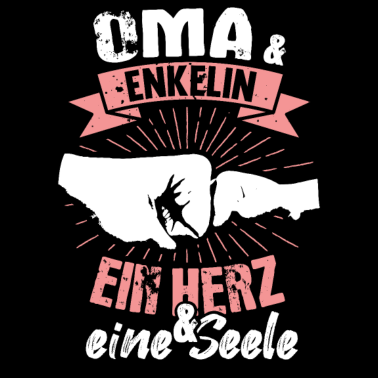 Motiv Oma & Enkelin Herz und Seele Großmutter Vintage