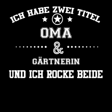 Motiv GESCHENK HABE OMA OPA IN Gaertnerin